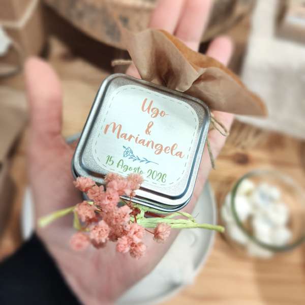 bomboniera cresima tisana